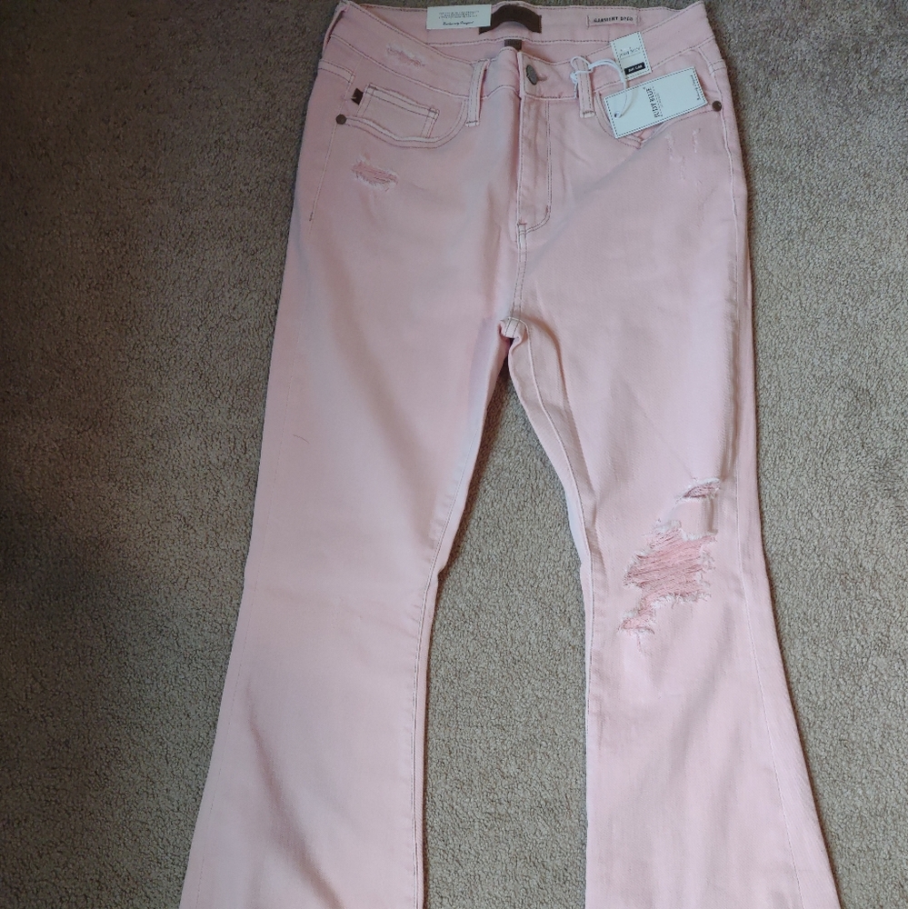 NWT - Judy Blue Pink Jeans Size 11/30